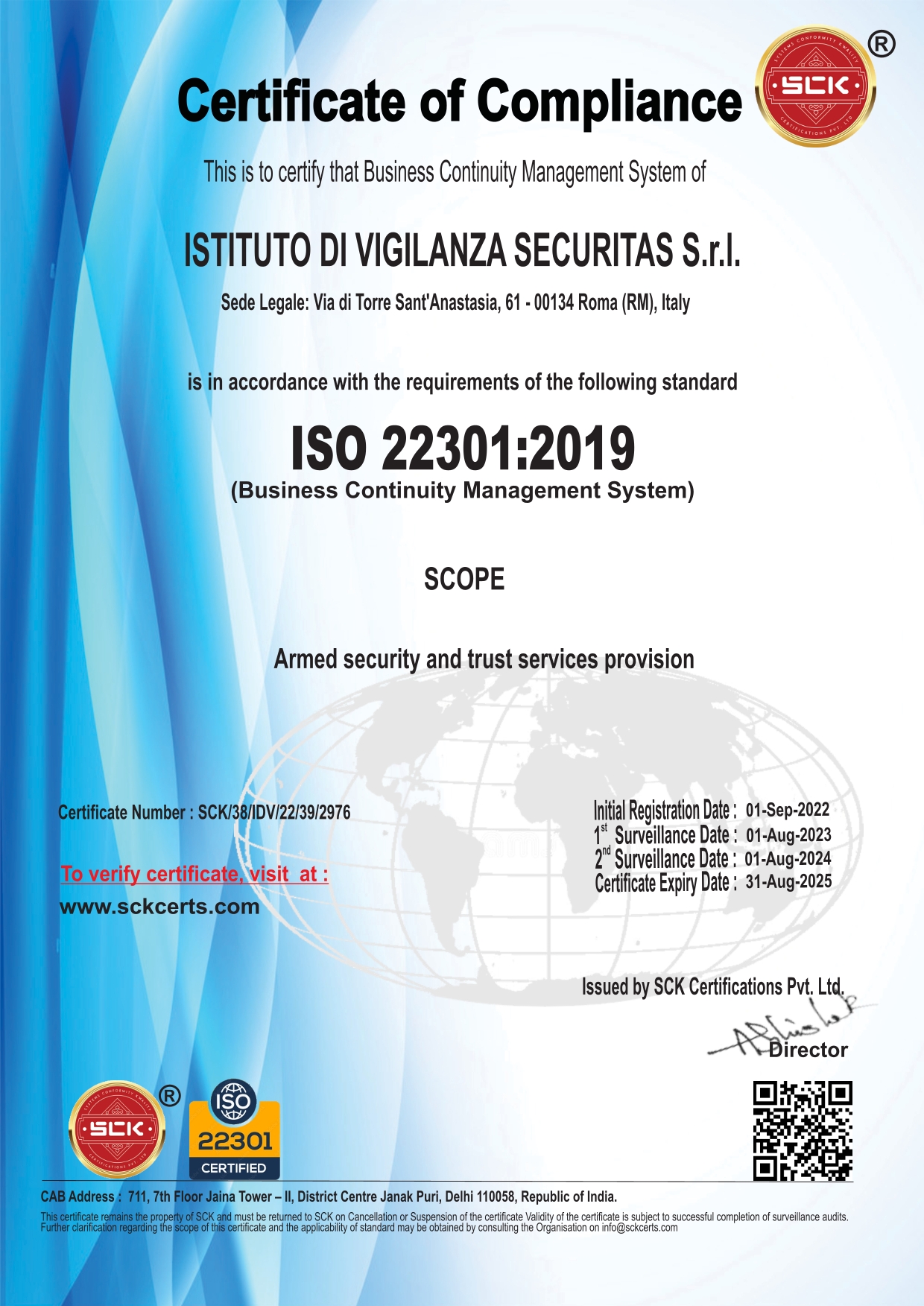 ISO 22301 2019
